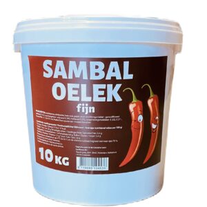 Sambal Oelek Saus Emmer 10 Lt