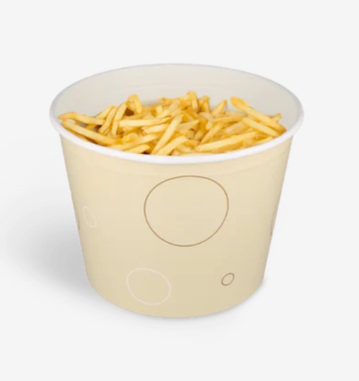Food Bucket 85oz 2250ml Bubble 300 Stuks