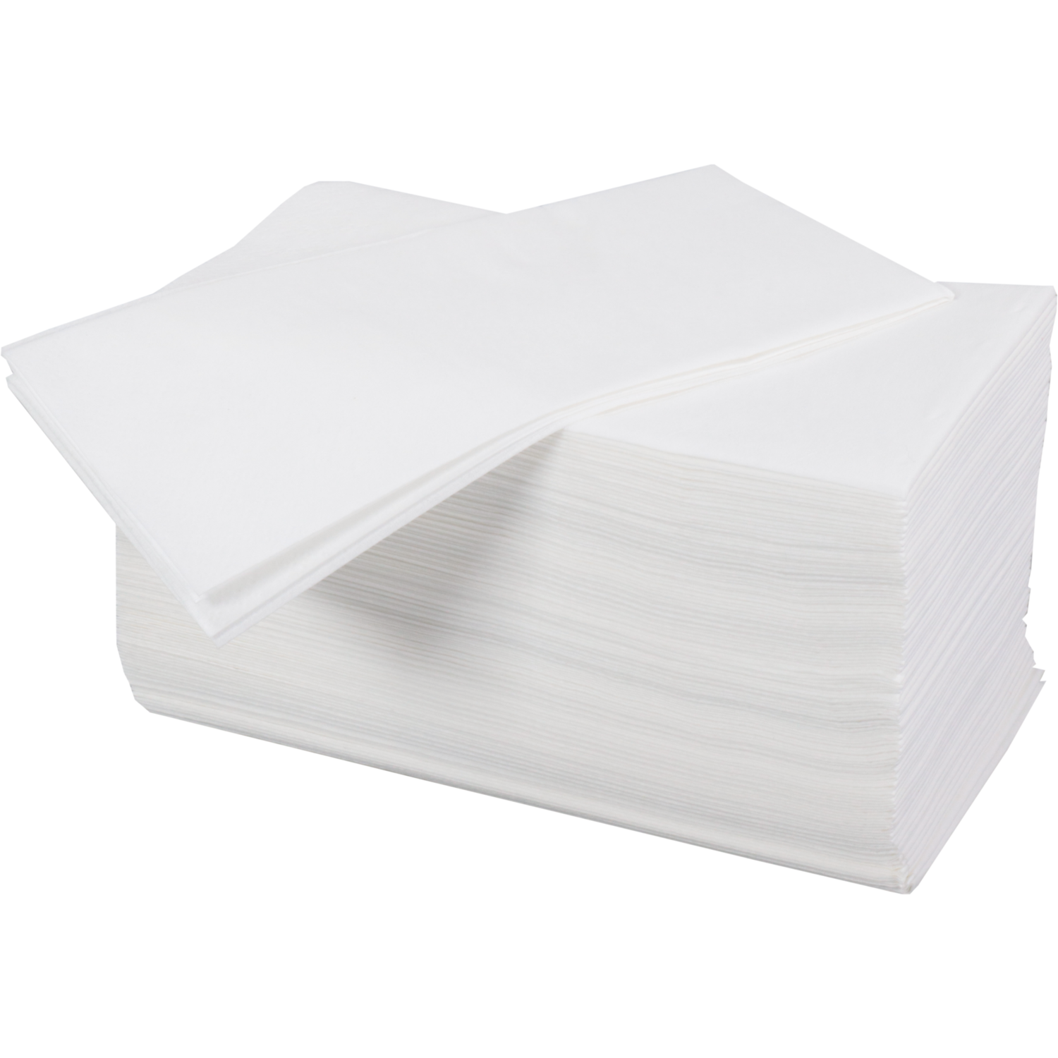 Servetten 1/8 vouw 2 laags 33x33cm Cellulose wit 6x250 Stuks