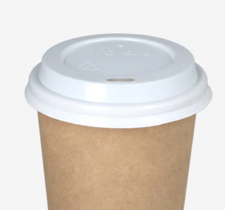 Koffiebeker deksels wit 63mm 1000 Stuks