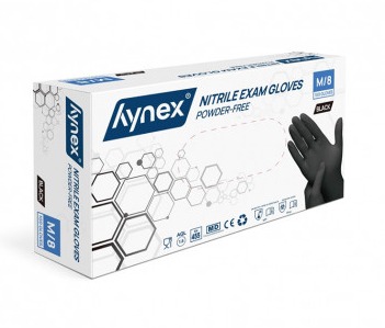 Hynex Nitrile PF Black 3,5g MD Smal 10x100 Stuks	