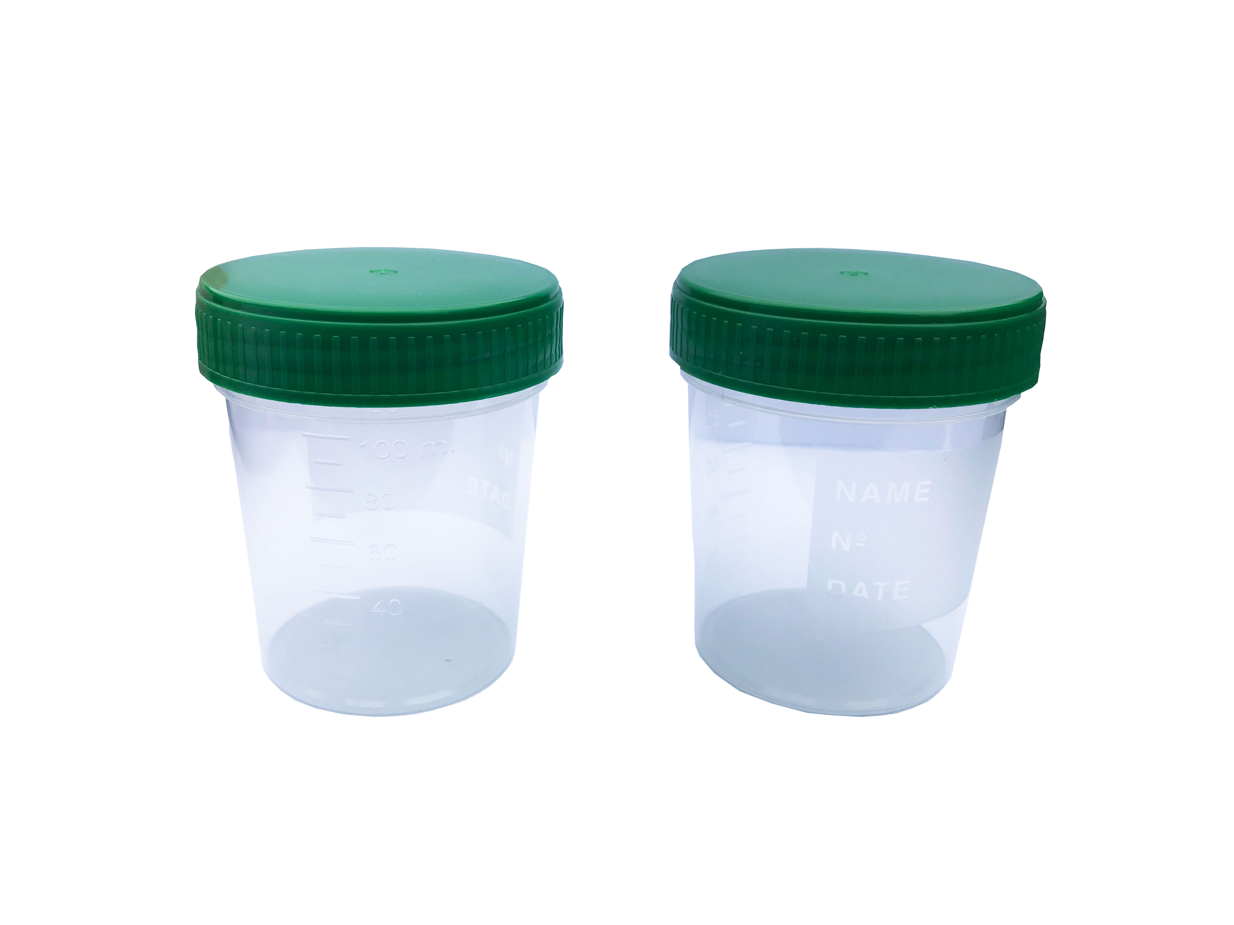 Urine sample container 120ml, with lid to twist, USC 500 Stuks