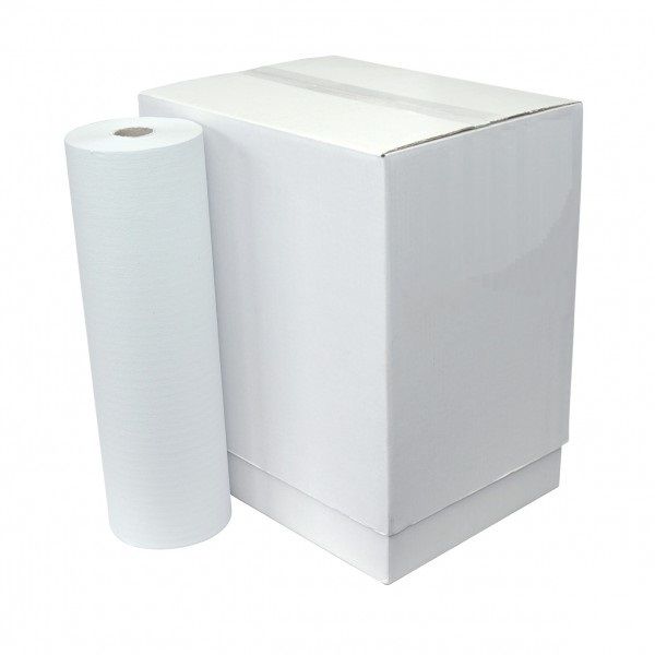 Onderzoektafelpapier, cellulose, verlijmd - 2 laags 50cmx100m 6 Rollen 