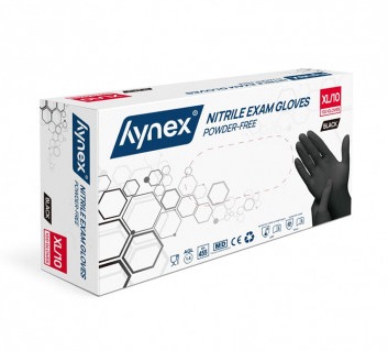 Hynex Nitrile PF Black 3,5g MD XL 10x100 Stuks
