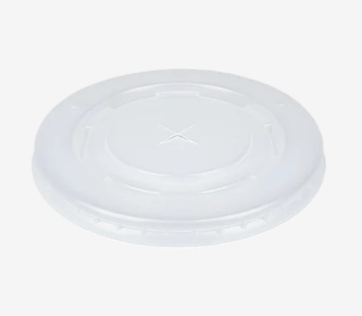 Deksel Milkshakebeker plat met kruis 90mm 16-20 oz 1000 Stuks