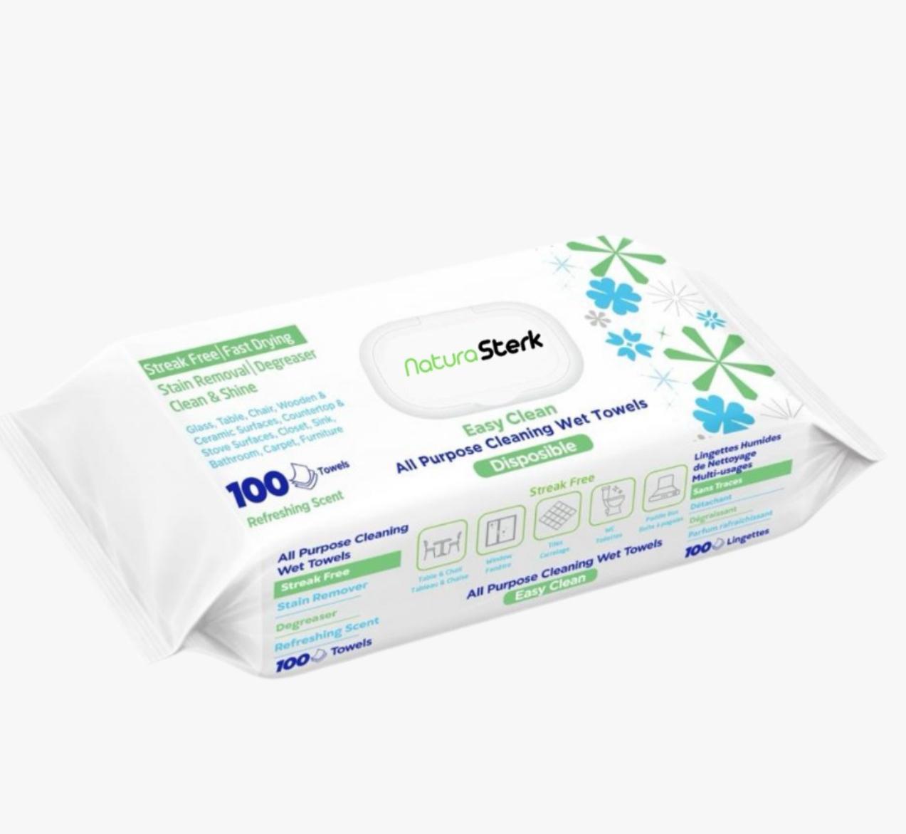 NaturaSterk/ BioPak Doekjes 12x100 Stuks