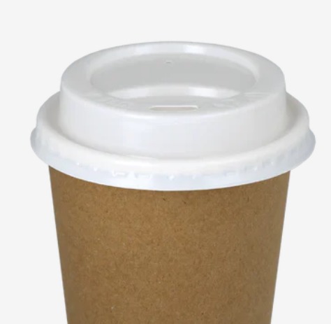Koffiebeker deksels wit 70mm ( 7,5 oz ) 1000 Stuks