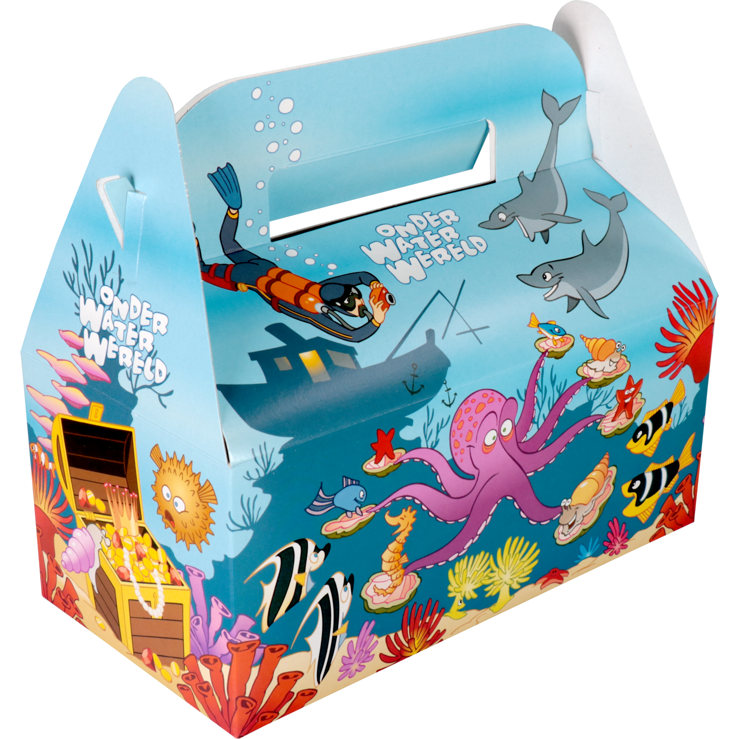 Kidsbox, Onderwaterwereld, karton, 225x120x95mm, 300 Stuks